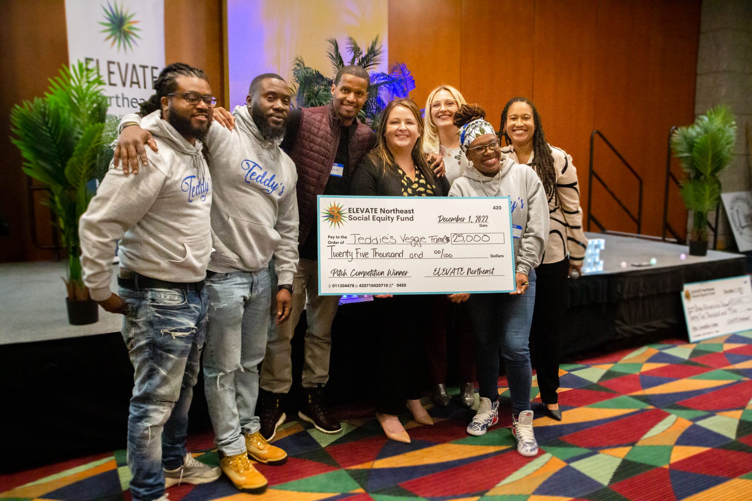 ELEVATE Northeast Social Equity Pitch Competition winners Teddy's Veggies